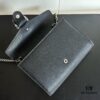 Real-shot #With Box - GG Dionysus WOC Chain Mini Handbag/Wallet in Black Full Leather with Horsehead Spur Closure and Flip Design