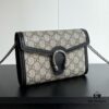 Gucci Dionysus WOC Chain Mini Handbag / Wallet with Tiger Head Spur Closure and Flip Design