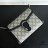 Gucci Dionysus WOC Chain Mini Handbag / Wallet with Tiger Head Spur Closure and Flip Design