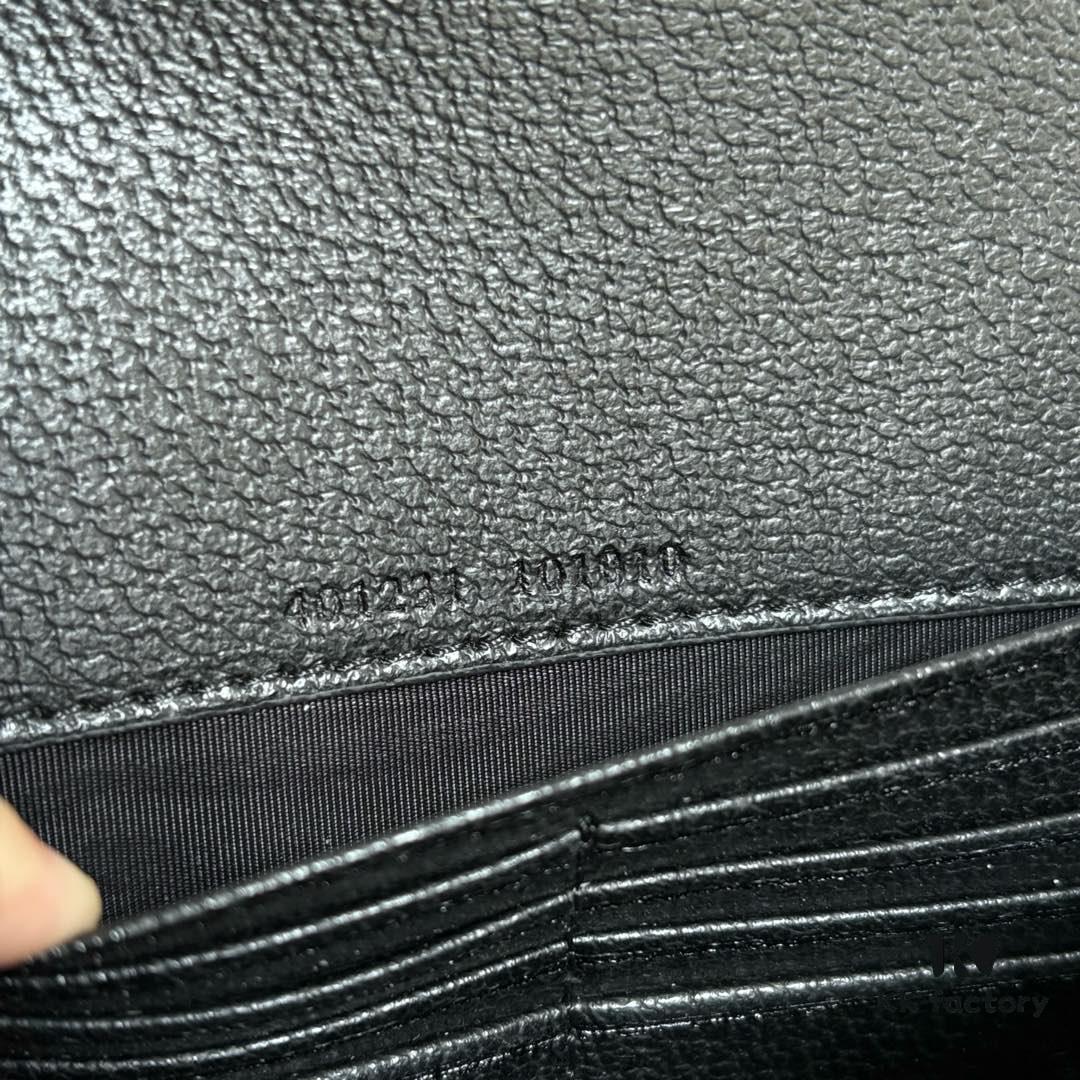 Gucci Dionysus WOC Chain Mini Handbag / Wallet with Tiger Head Spur Closure and Flip Design