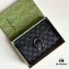 Authentic #With Box - GG Dionysus WOC Chain Mini Handbag / Wallet in Black Denim, Style No. 401231, 20×13×6cm