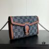 Authentic #With Box - GG Dionysus WOC Chain Mini Handbag/Wallet in Blue Denim, Style No. 401231, Size: 20×13×6cm