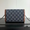 Authentic #With Box - GG Dionysus WOC Chain Mini Handbag/Wallet in Blue Denim, Style No. 401231, Size: 20×13×6cm