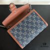 Authentic #With Box - GG Dionysus WOC Chain Mini Handbag/Wallet in Blue Denim, Style No. 401231, Size: 20×13×6cm