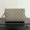 GG Dionysus WOC Chain Mini Handbag / Wallet with Khaki Lining, Horsehead Stirrup Closure and Flip Design