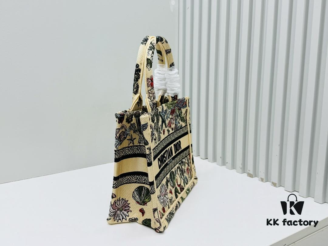 Authentic Thick Fabric Warning  ️ Small Size Book Tote