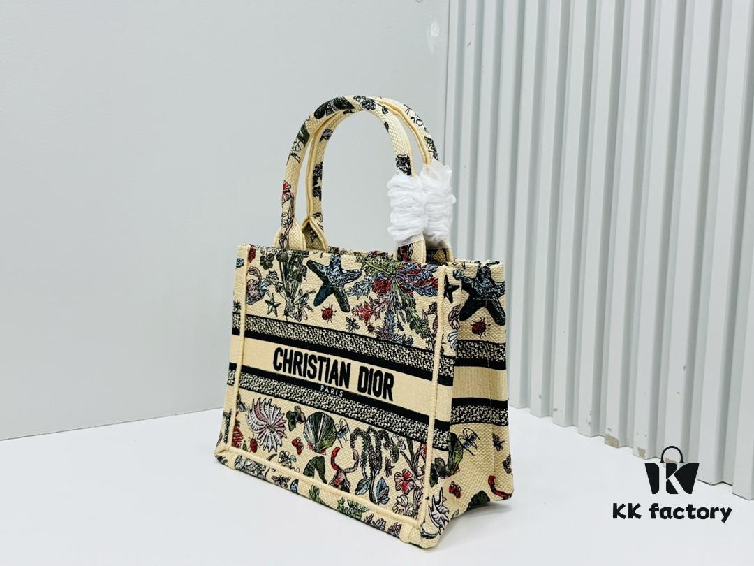 Authentic Thick Fabric Warning  ️ Small Size Book Tote