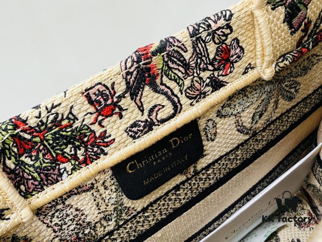 Authentic Thick Fabric Warning  ️ Small Size Book Tote