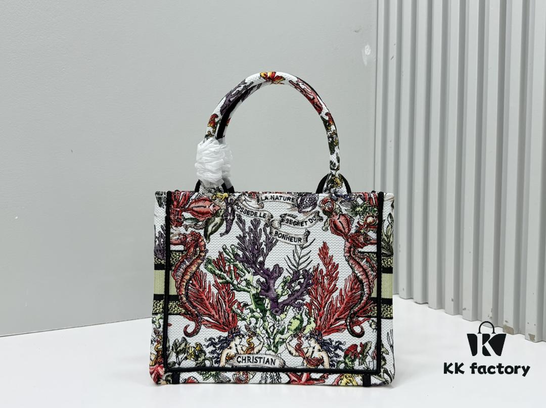 Authentic Thick Fabric Warning  ️ Small Size 'Book Tote'