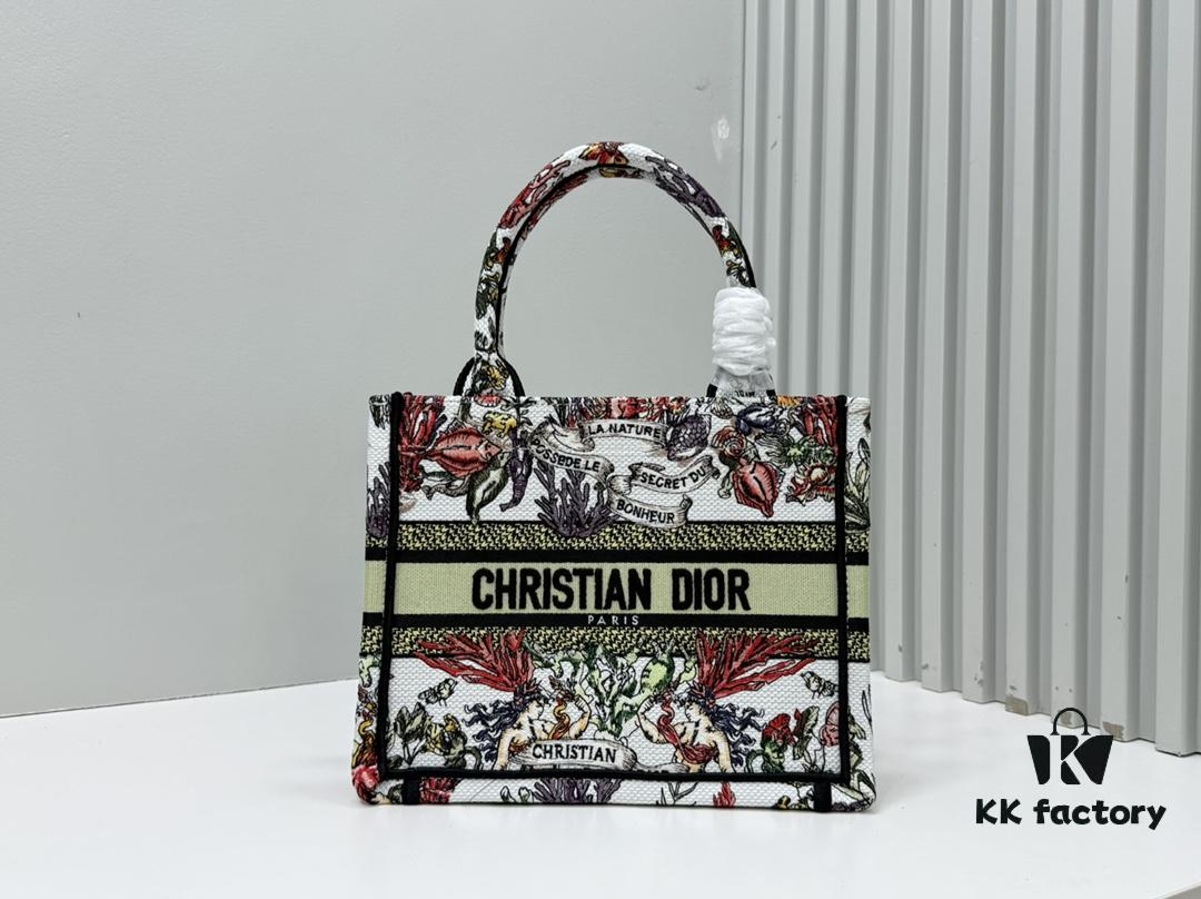 Authentic Thick Fabric Warning  ️ Small Size Book Tote