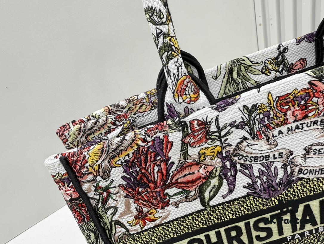 Authentic Thick Fabric Warning  ️ Small Size 'Book Tote'