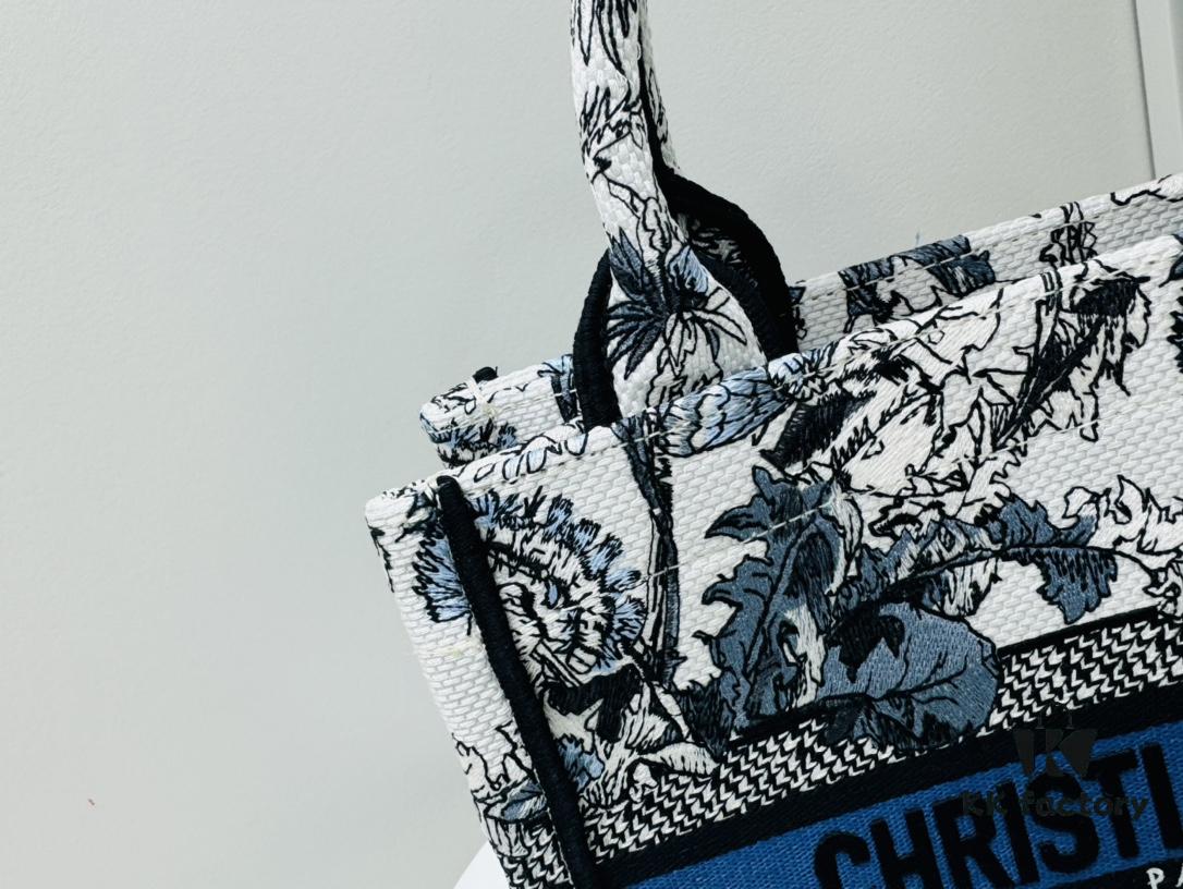 Authentic Thick Fabric Warning  ️ Small Size 'Book Tote'