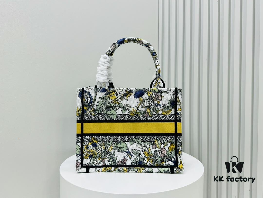 Authentic Thick Fabric Warning  ️ Small Size Book Tote