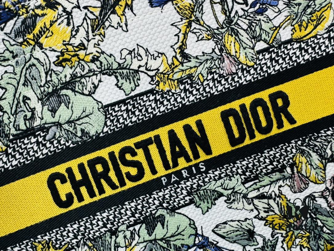 Authentic Thick Fabric Warning  ️ Small Size Book Tote