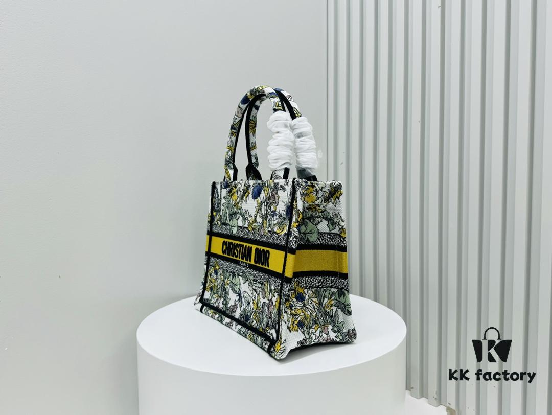 Authentic Thick Fabric Warning  ️ Small Size Book Tote