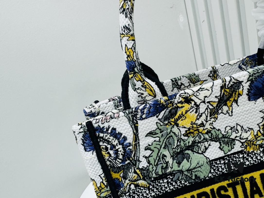 Authentic Thick Fabric Warning  ️ Small Size Book Tote