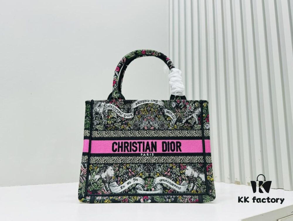 Authentic Thick Fabric Warning  ️ Small Size Book Tote