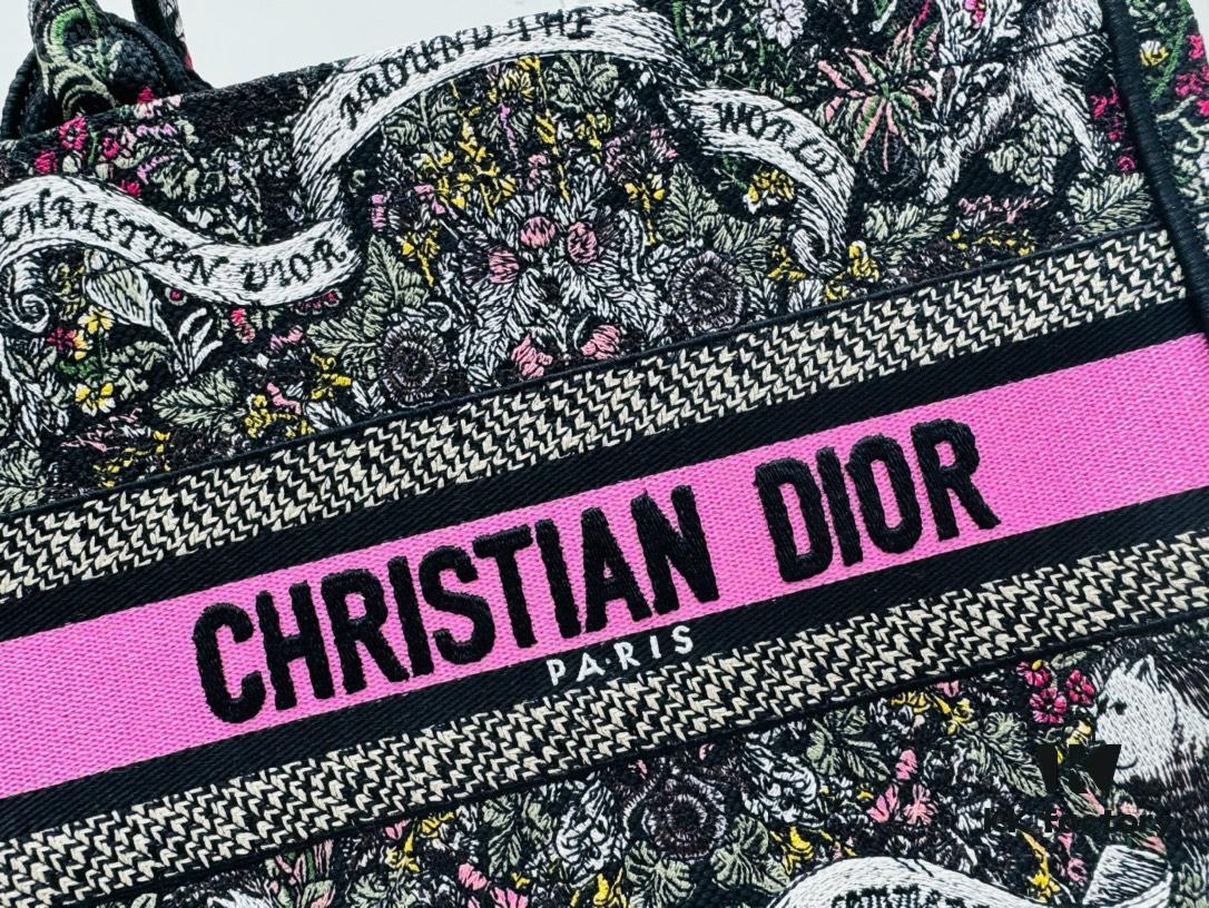 Authentic Thick Fabric Warning  ️ Small Size Book Tote