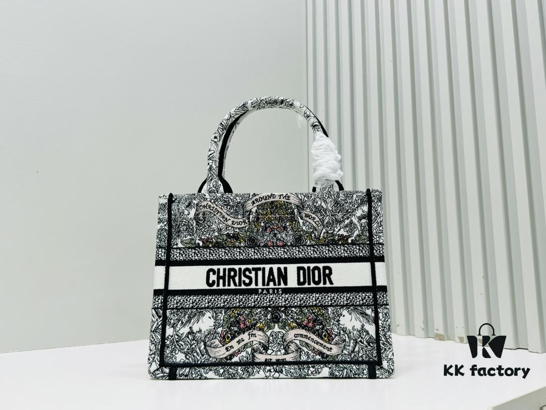 Authentic Thick Fabric Warning  ️ Small Size Book Tote