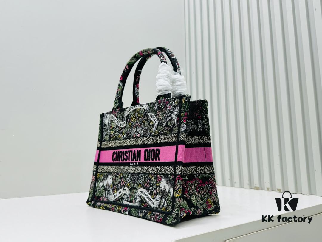 Authentic Thick Fabric Warning  ️ Small Size Book Tote