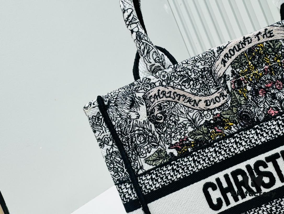 Authentic Thick Fabric Warning  ️ Small Size 'Book Tote'