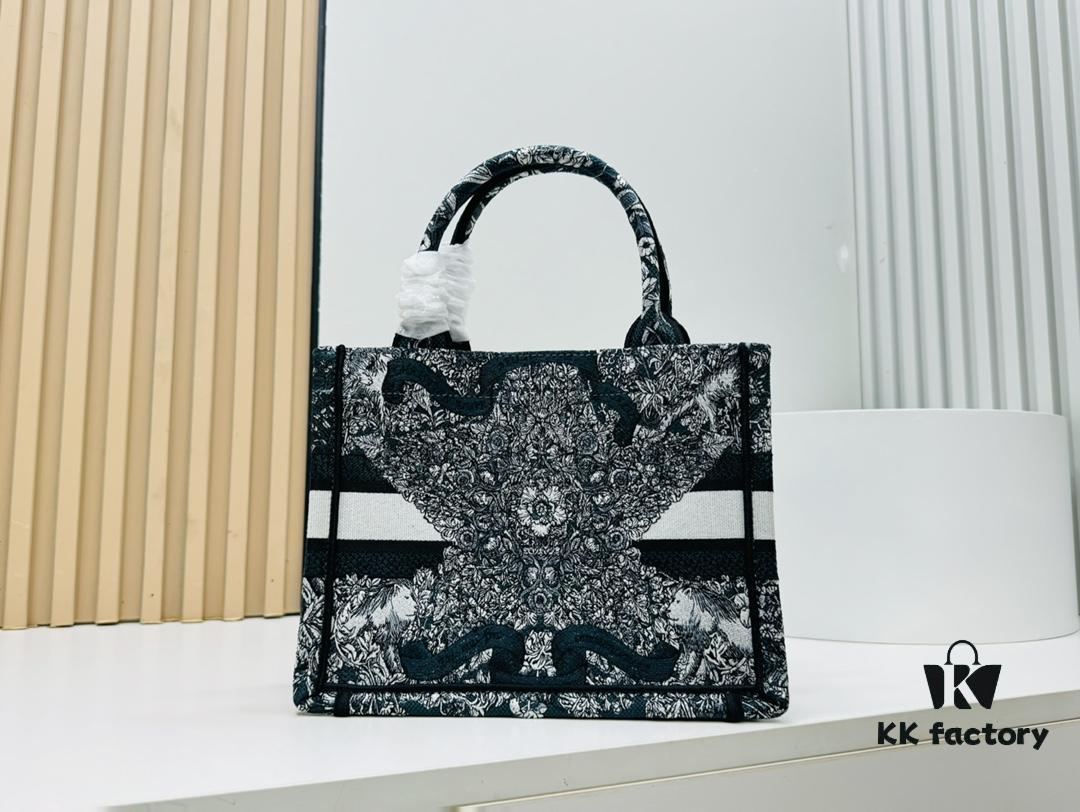 Authentic Thick Fabric Warning  ️ Small Size Book Tote