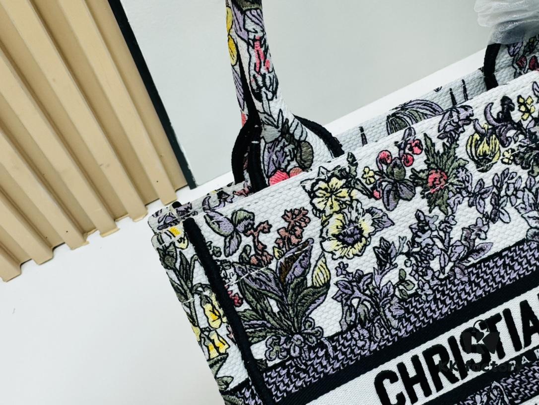 Authentic Thick Fabric Warning  ️ Small Size Book Tote