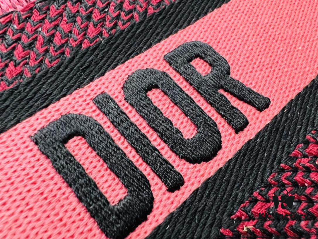 Authentic Thick Fabric Warning  ️ Small Red Leopard Print 'Book Tote'