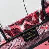 Authentic Thick Fabric Warning  ️ Small Red Leopard Print 'Book Tote'