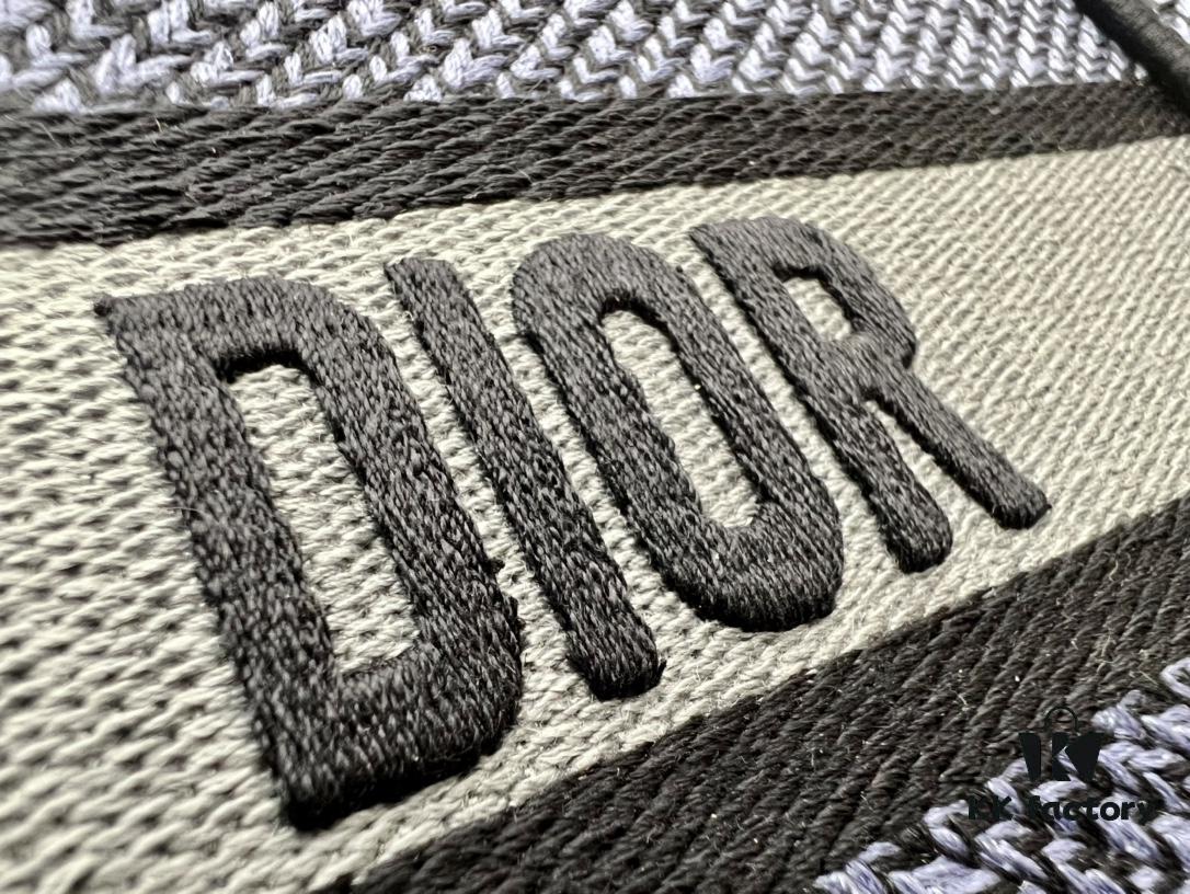 Authentic Thick Fabric  ️ Small Purple Leopard Print 'Book Tote'