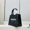 Authentic Thick Fabric Warning  ️ Small Black Floral 'Book Tote'