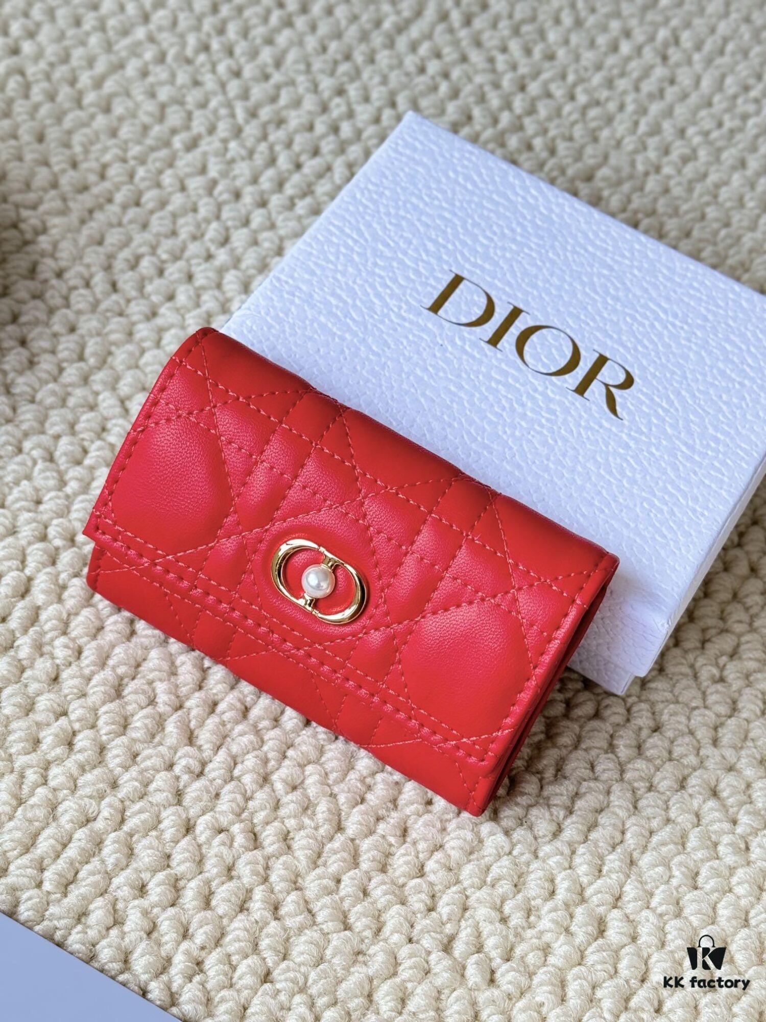 Dio Caro Mini Pearl Card Holder