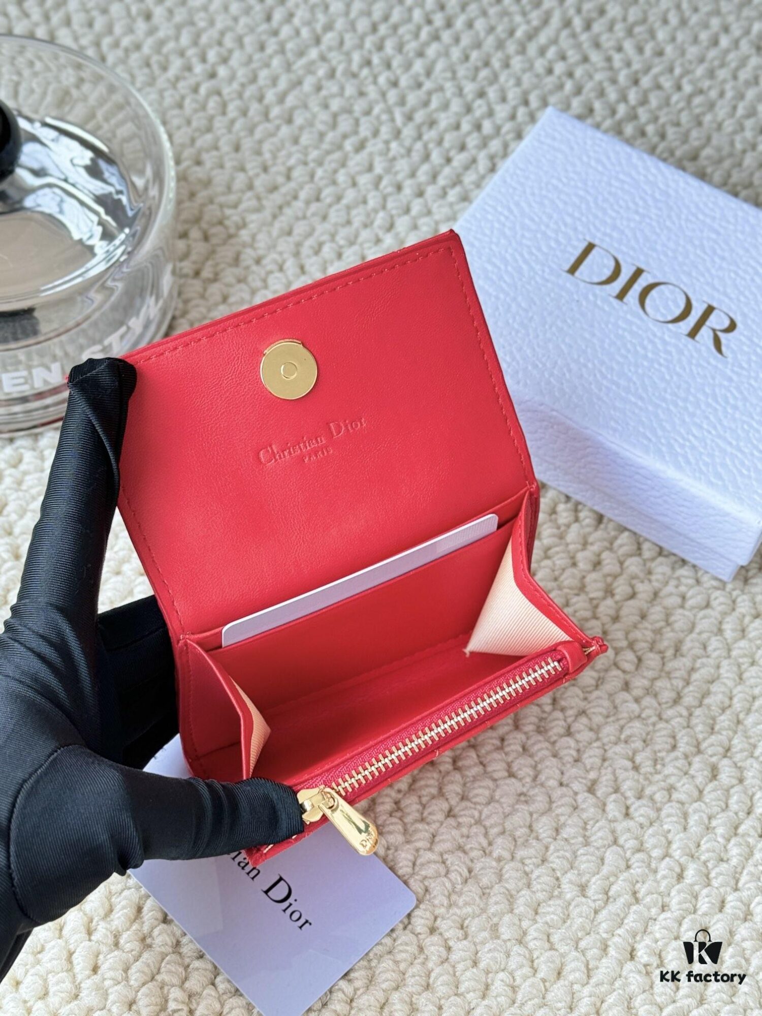 Dio Caro Mini Pearl Card Holder