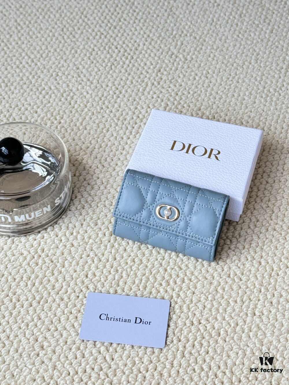 Dio Caro Mini Pearl Card Holder