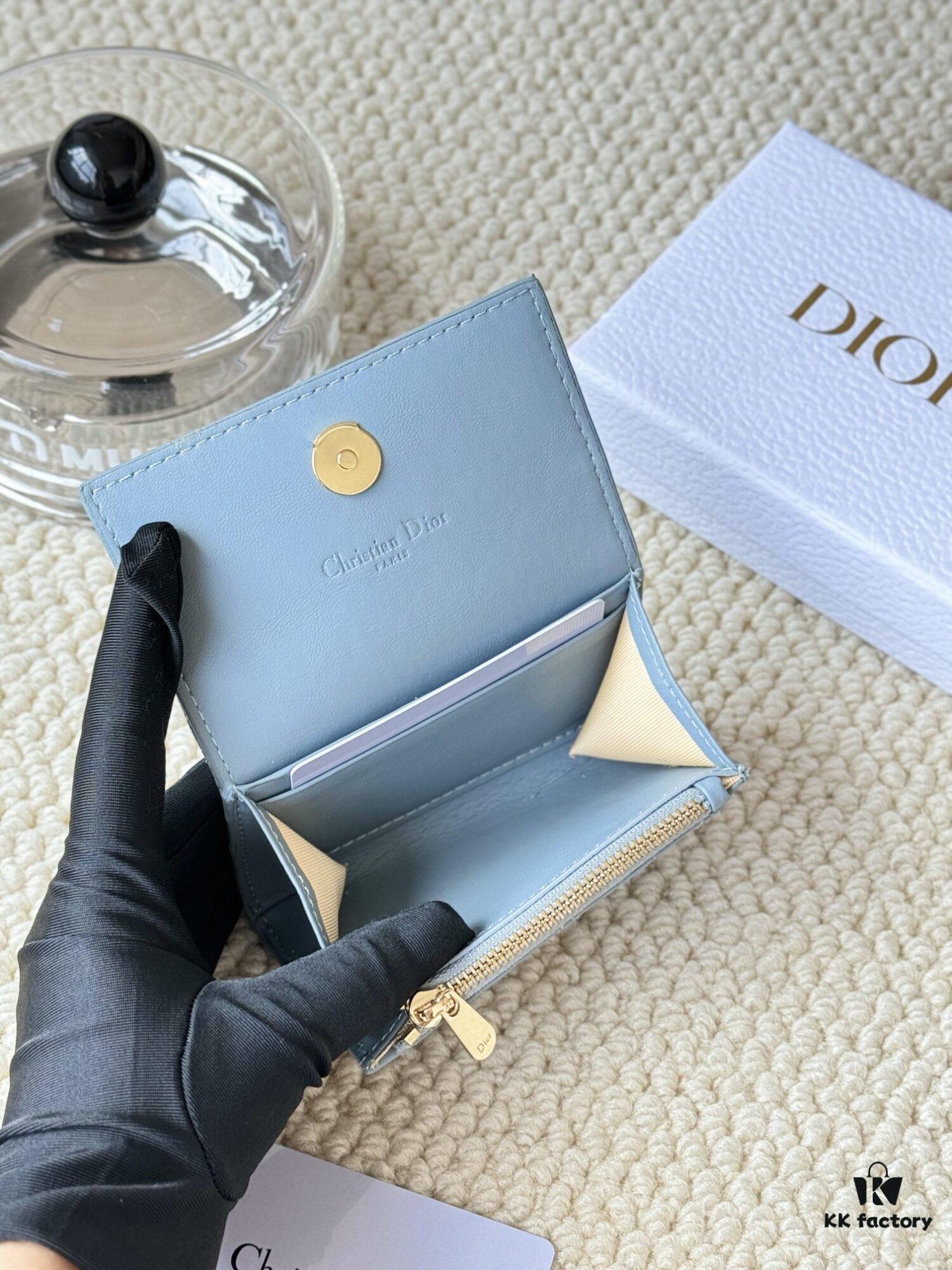 Dio Caro Mini Pearl Card Holder