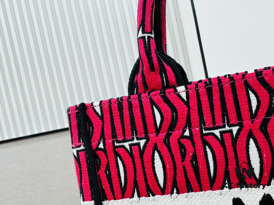 Authentic Thick Fabric Warning  ️ Small Size Book Tote