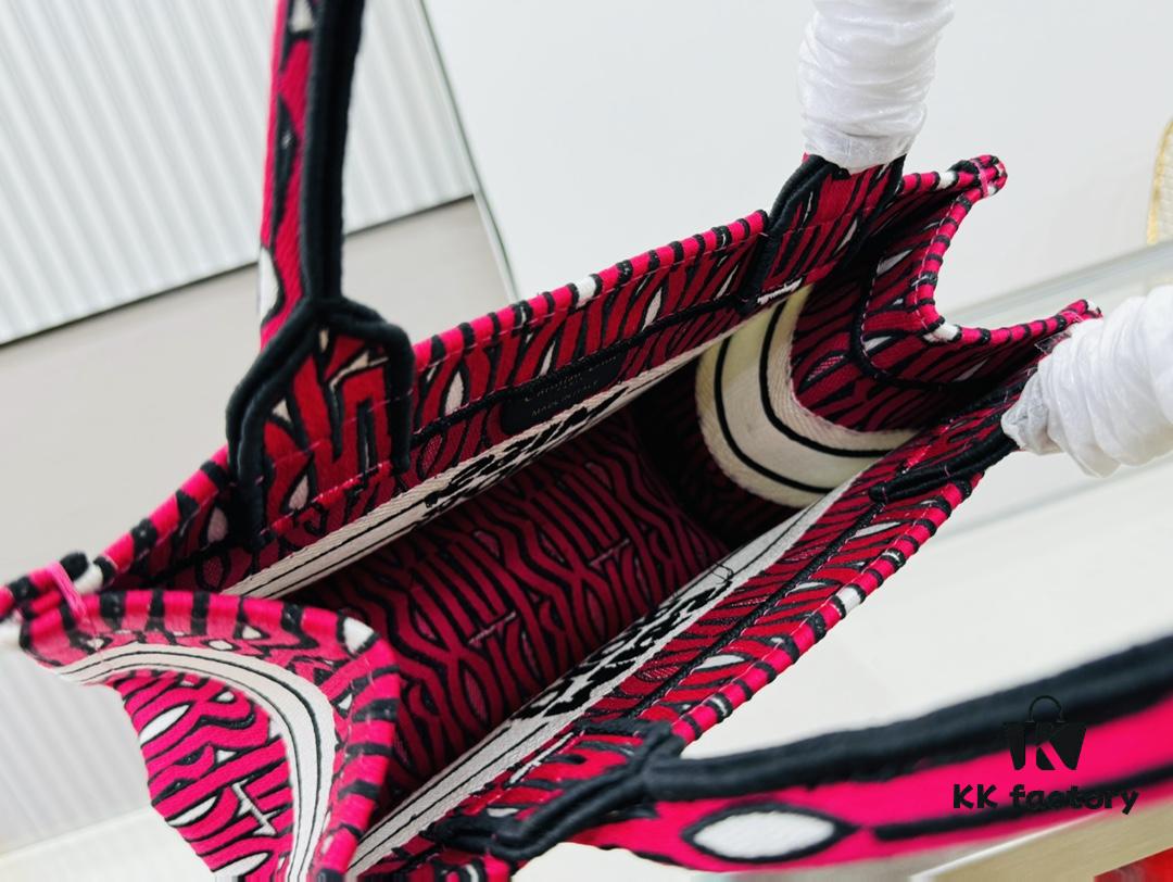 Authentic Thick Fabric Warning  ️ Small Size Book Tote