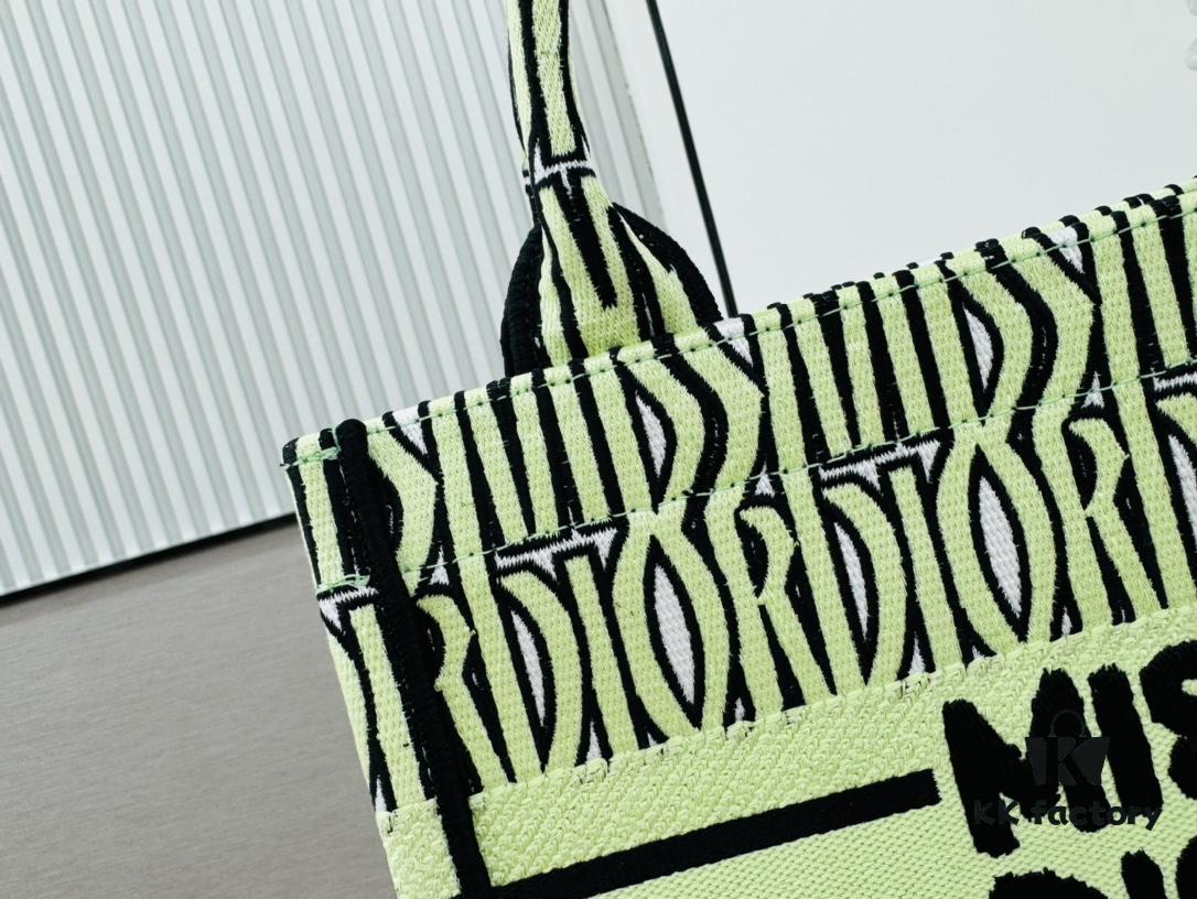 Authentic Thick Fabric Warning  ️ Small Size Book Tote