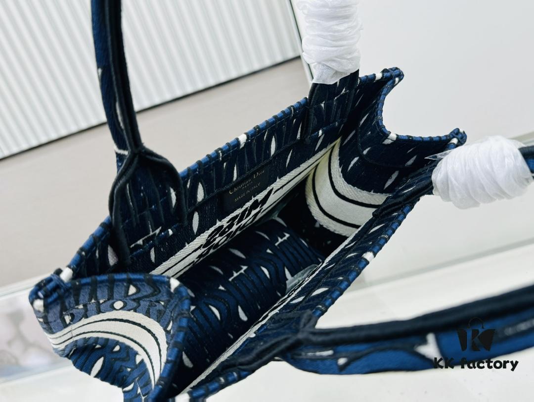 Authentic Thick Fabric Warning  ️ Small Size Book Tote