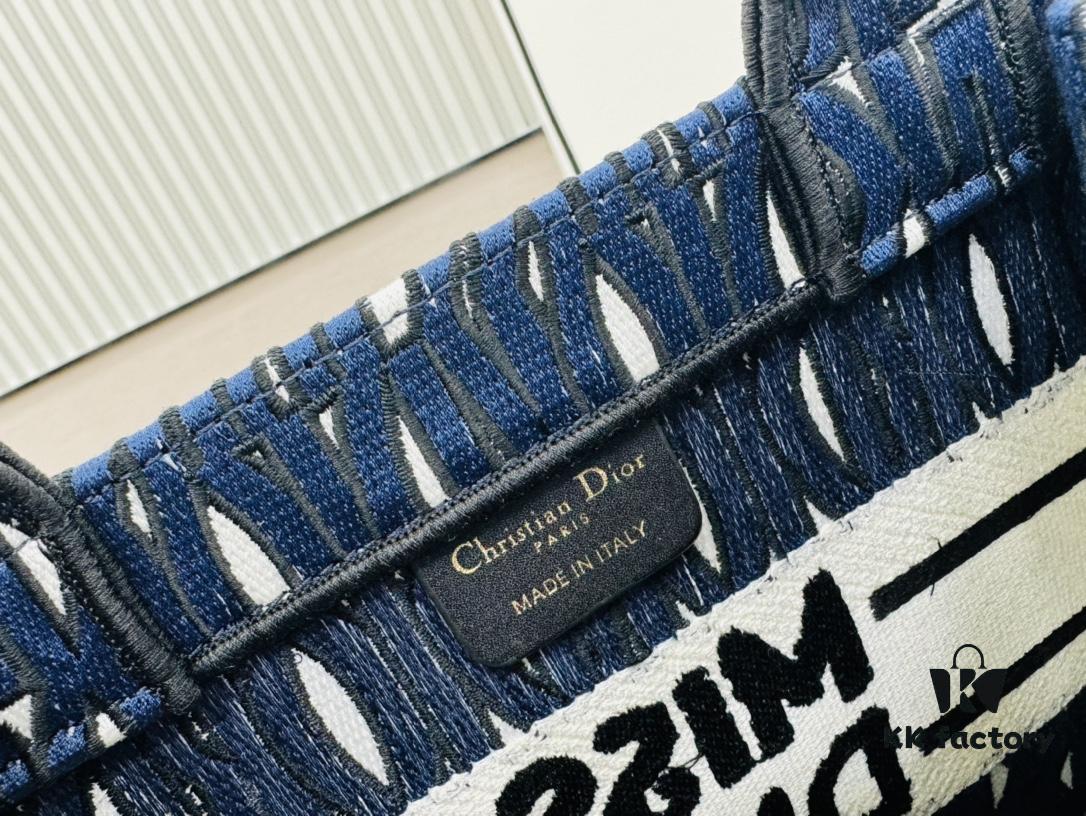 Authentic Thick Fabric Warning  ️ Small Size Book Tote