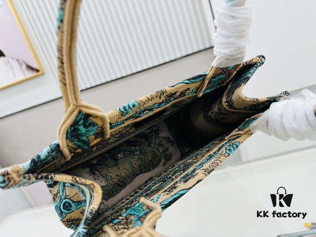 Authentic Thick Fabric Warning  ️ Small Size Book Tote