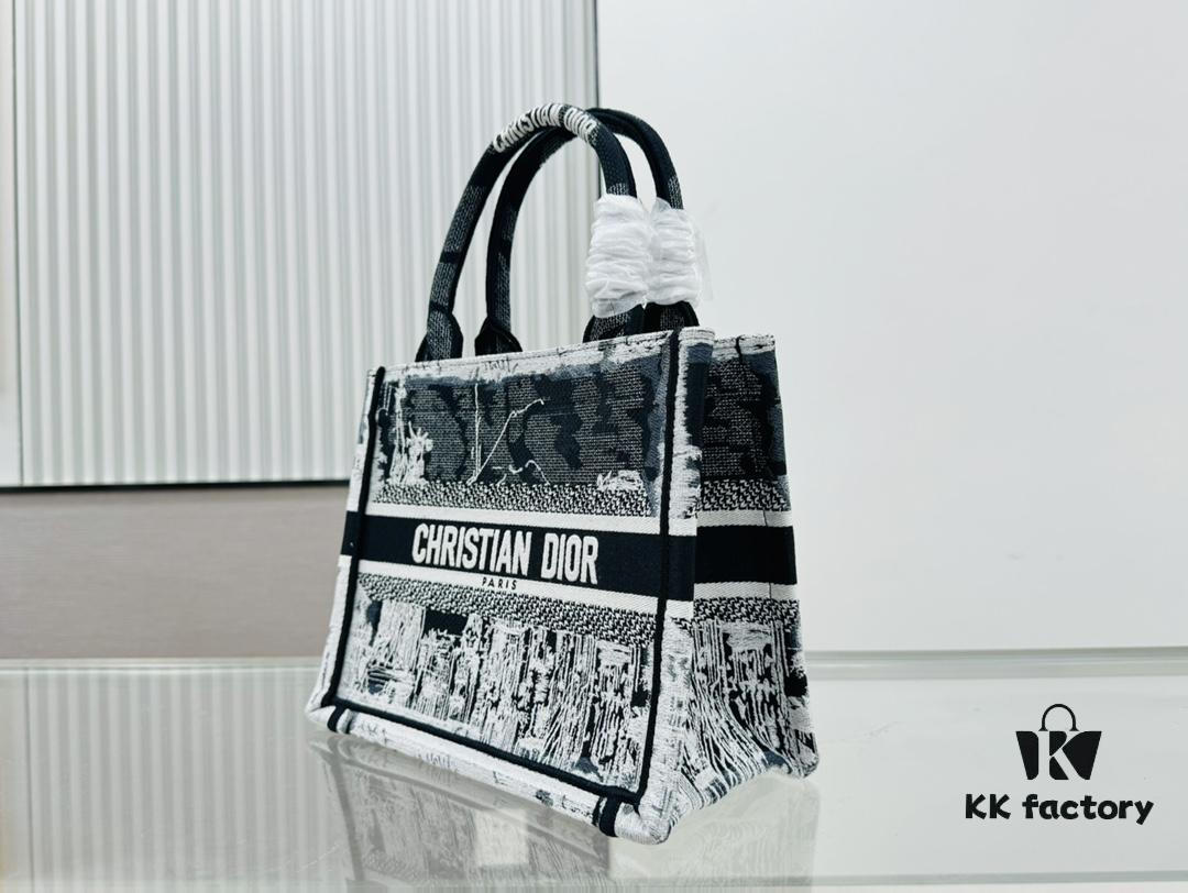 Authentic Thick Fabric Warning  ️ Small Size Book Tote