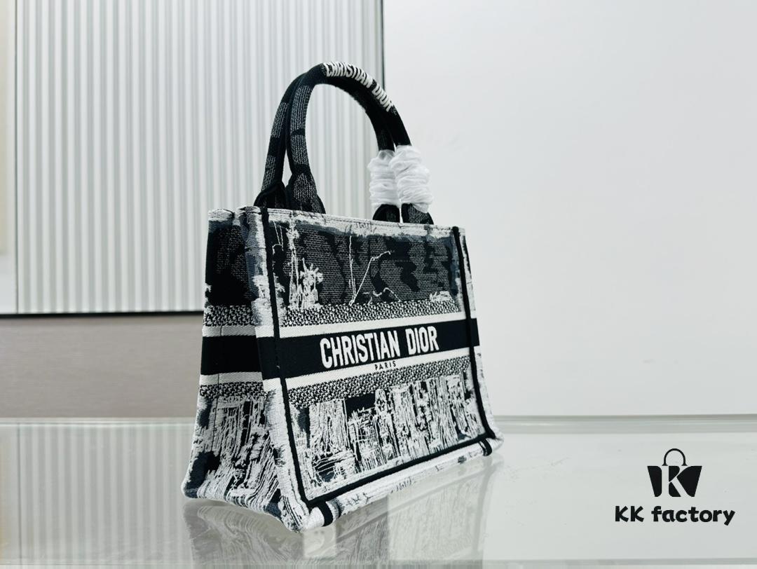 Authentic Thick Fabric Warning  ️ Small Size Book Tote