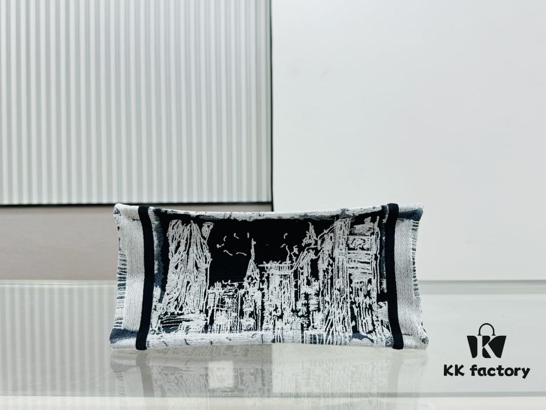 Authentic Thick Fabric Warning  ️ Small Size Book Tote