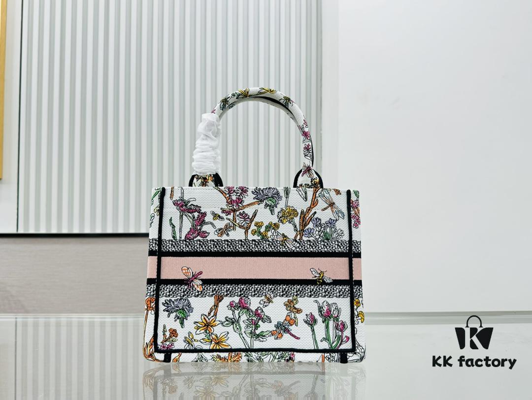 Authentic Thick Fabric Warning  ️ Small Size Book Tote