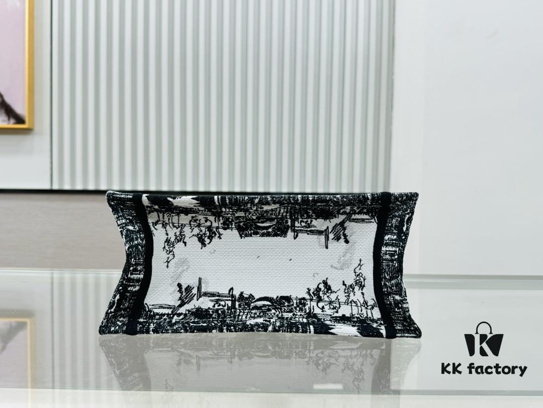 Authentic Thick Fabric Warning  ️ Small Size Book Tote