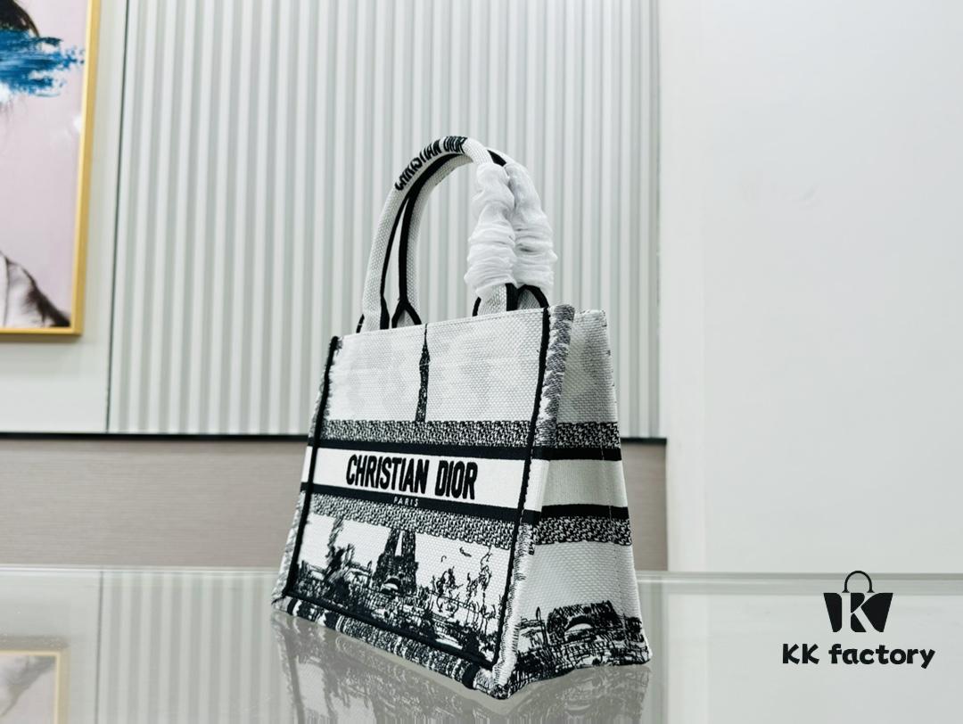 Authentic Thick Fabric Warning  ️ Small Size Book Tote