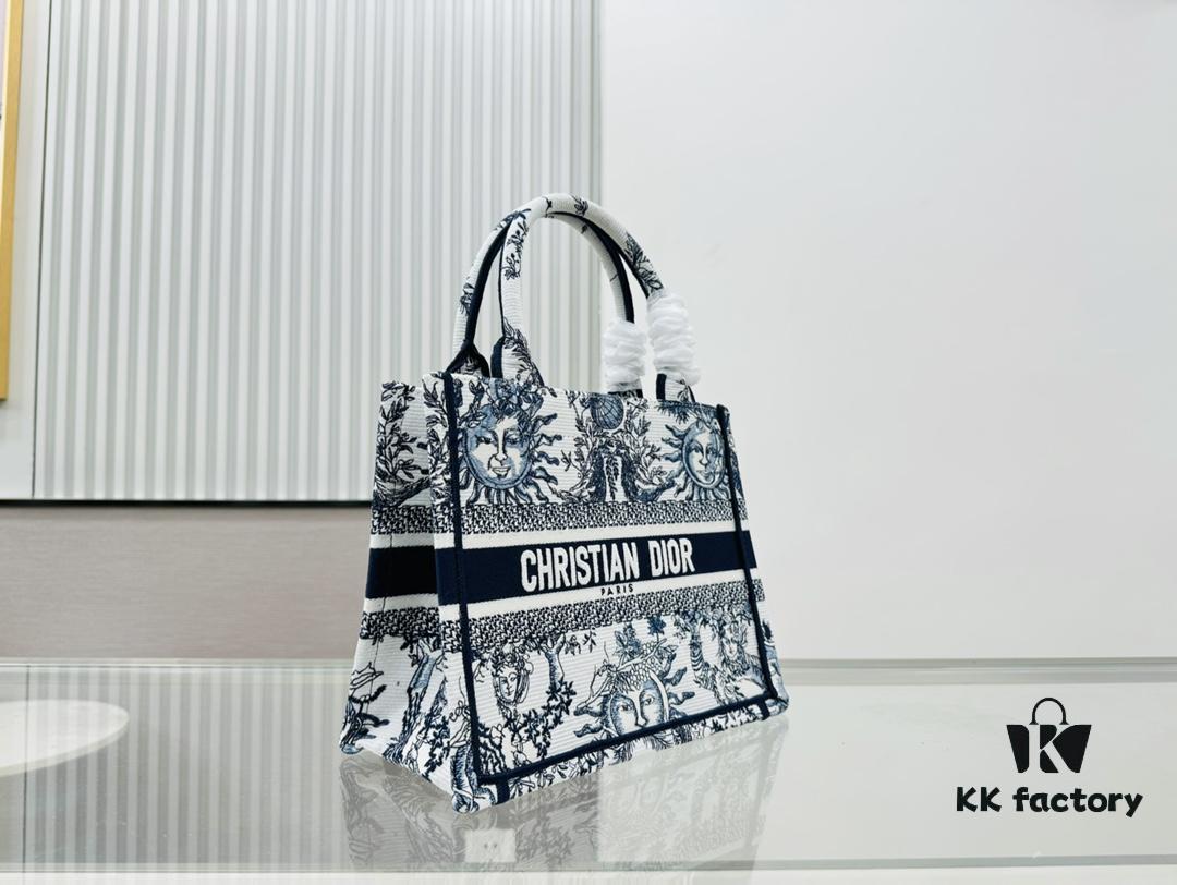 Authentic Thick Fabric Warning  ️ Small Size Book Tote