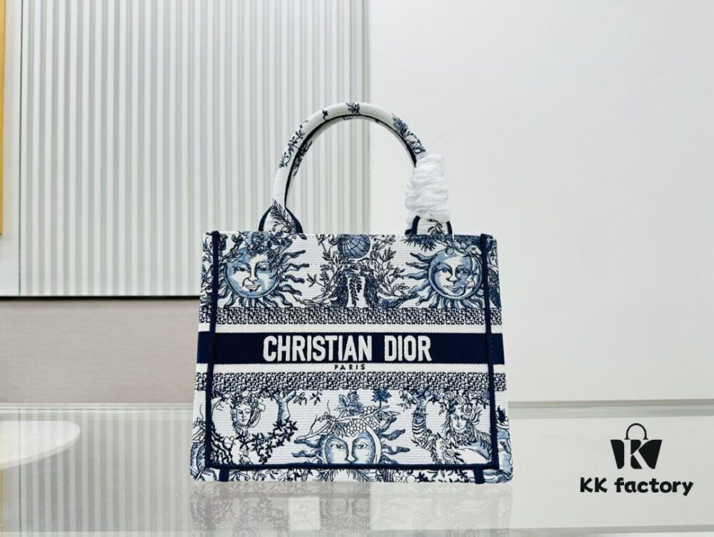 Authentic Thick Fabric Warning  ️ Small Size Book Tote