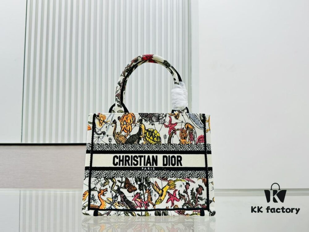 Authentic Thick Fabric Warning  ️ Small Size Book Tote